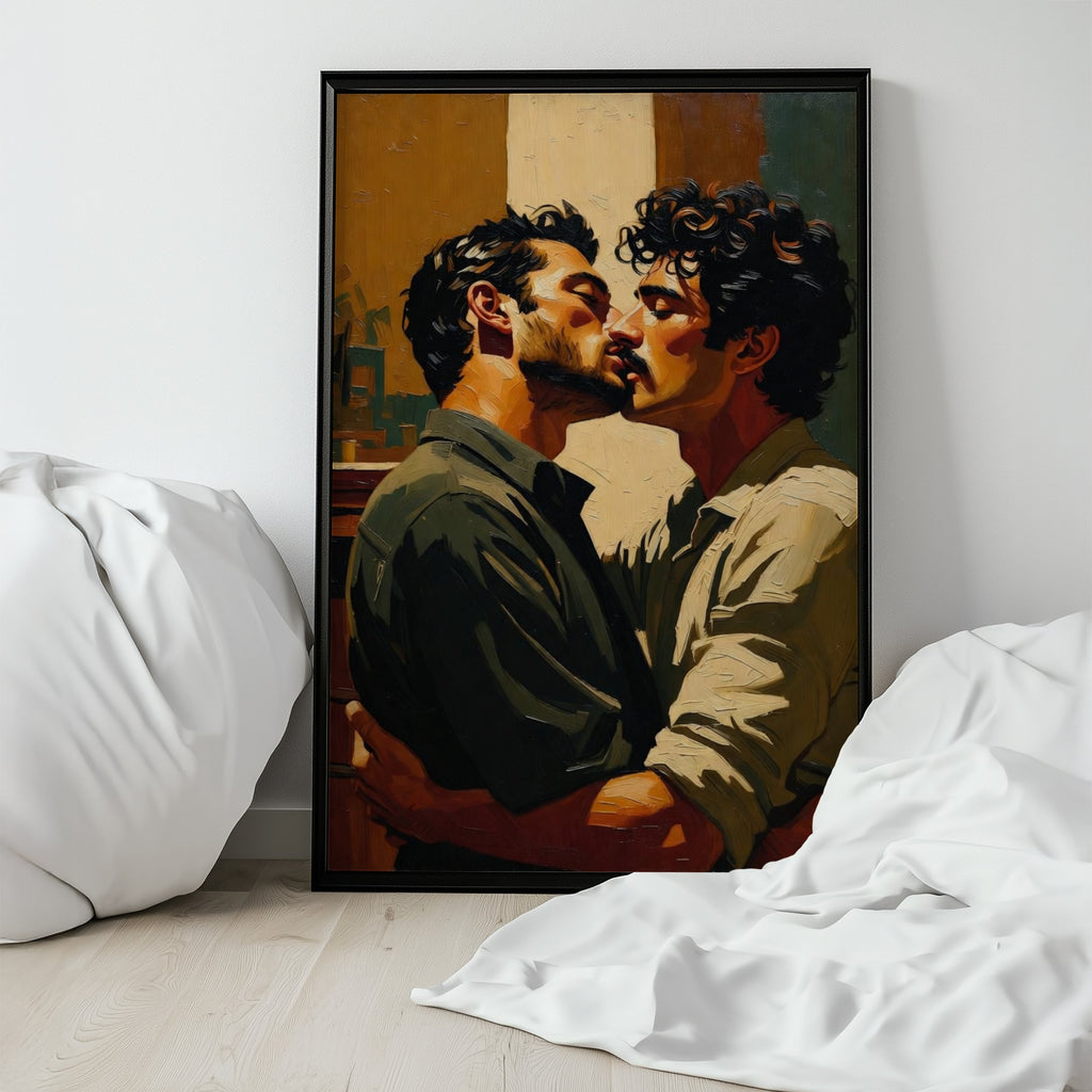 Vintage Kiss — Queer Art Print