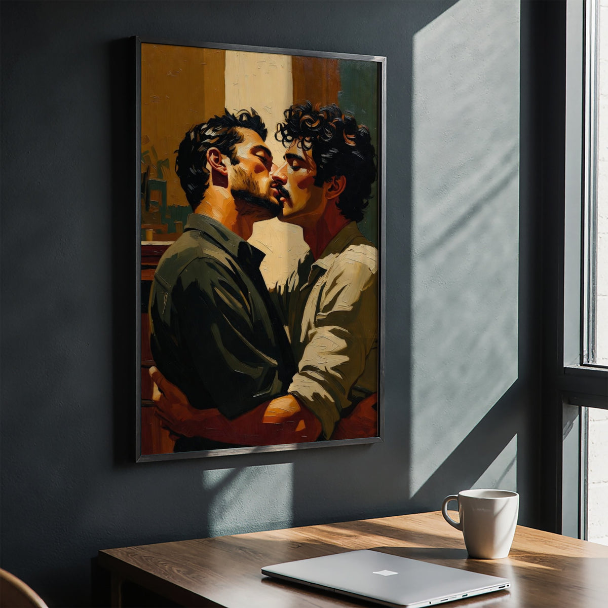 Vintage Kiss — Queer Art Print