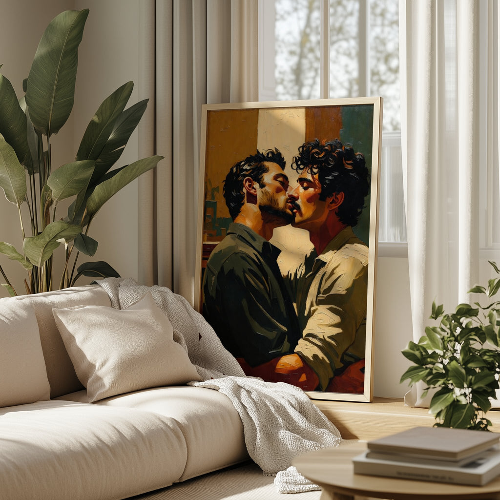Vintage Kiss — Queer Art Print