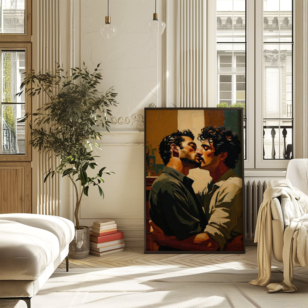 Vintage Kiss — Queer Art Print