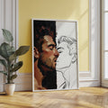 The Kiss, Queer Art Print wall art print from JMH Prints
