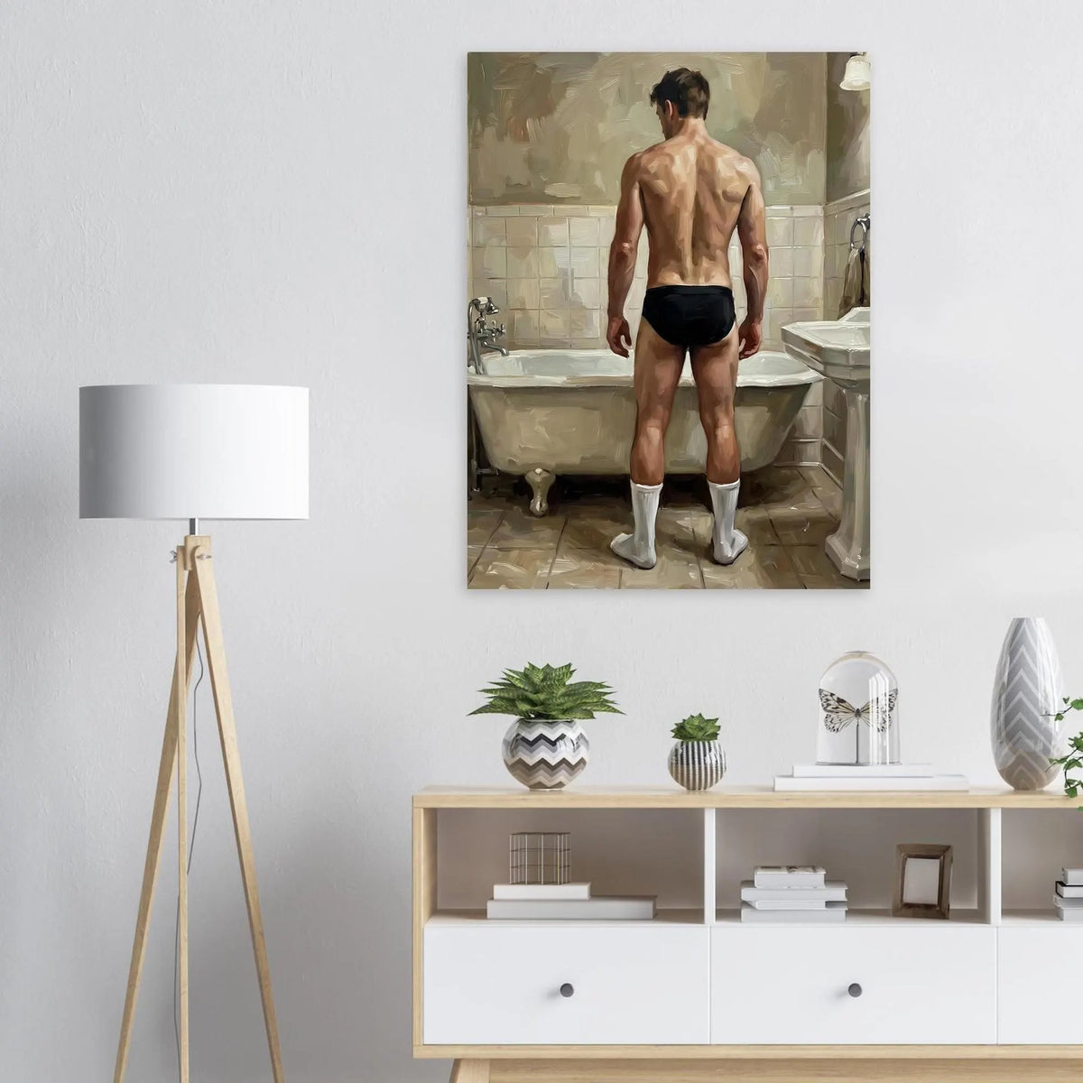 Man in Briefs — 18+ Gay Men's Art Print