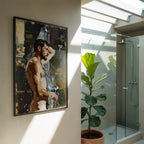 Man in the Shower — Queer Men's Art Print