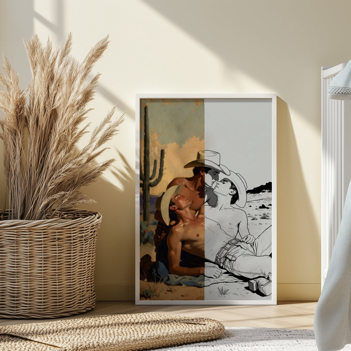Three Cowboys — Queer Western Art Print