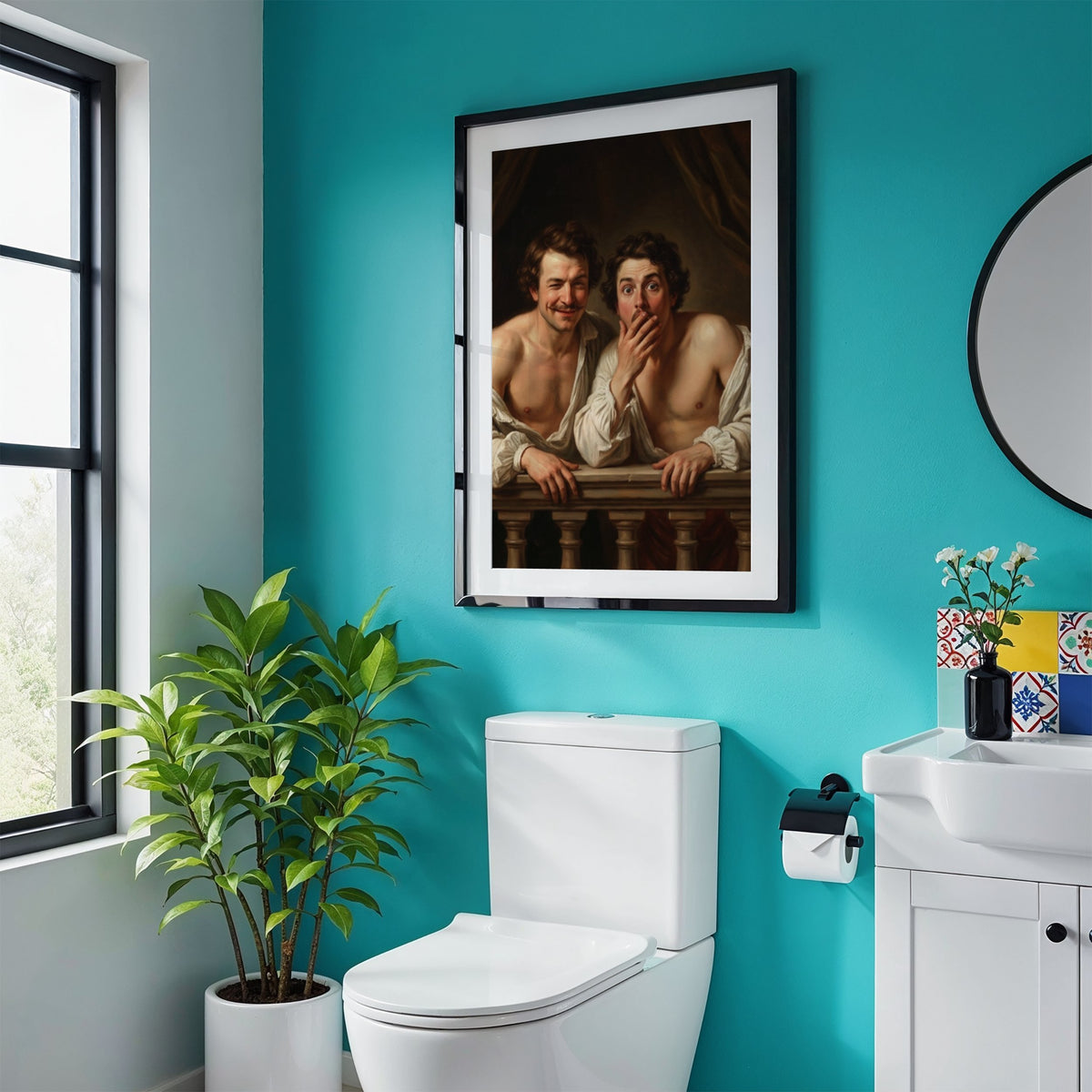 Queer Bathroom — LGBTQ+ Wall Art
